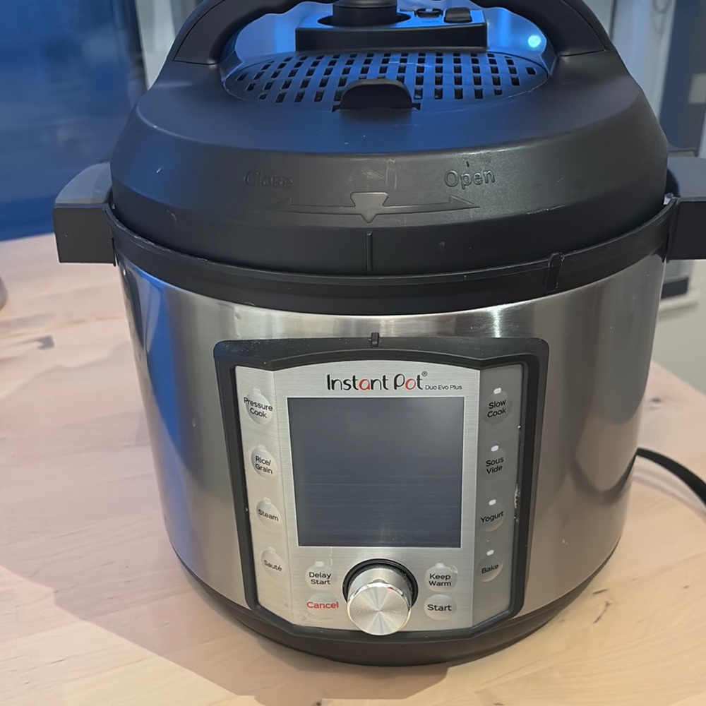 Instant Pot Duo Evo Plus Pressure Cooker - Black and Silver